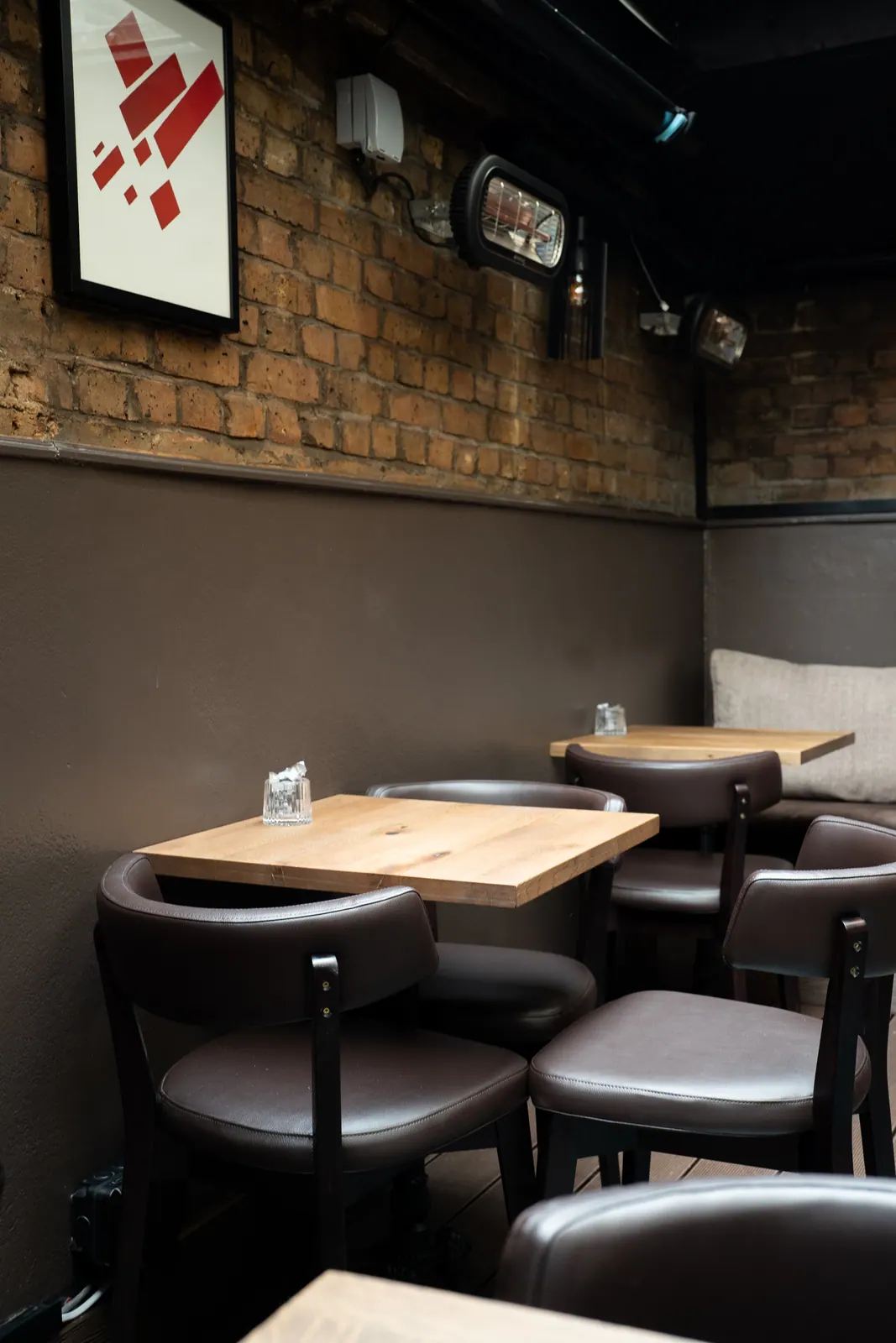 Close seating detail after the Laika renovation